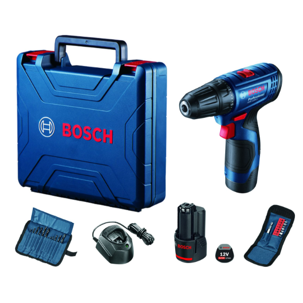Bosch Akumulatorska bušilica-odvrtač GSR 120-LI Professional +23-delni set bitova 06019G8002