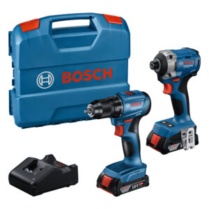 Bosch Set alata GDR 18V-215 + GSR 185-LI + 2x2