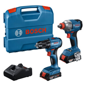 Bosch Set alata GDX 18V-285 + GSR 185-LI + 2x2
