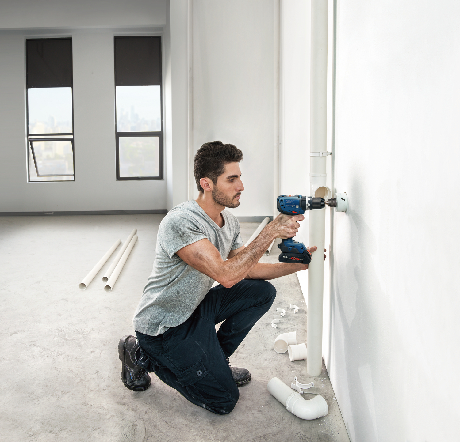 Bosch Akumulatorska bušilica odvrtač GSB 18V-65 Solo 06019N3301 - Slika 8
