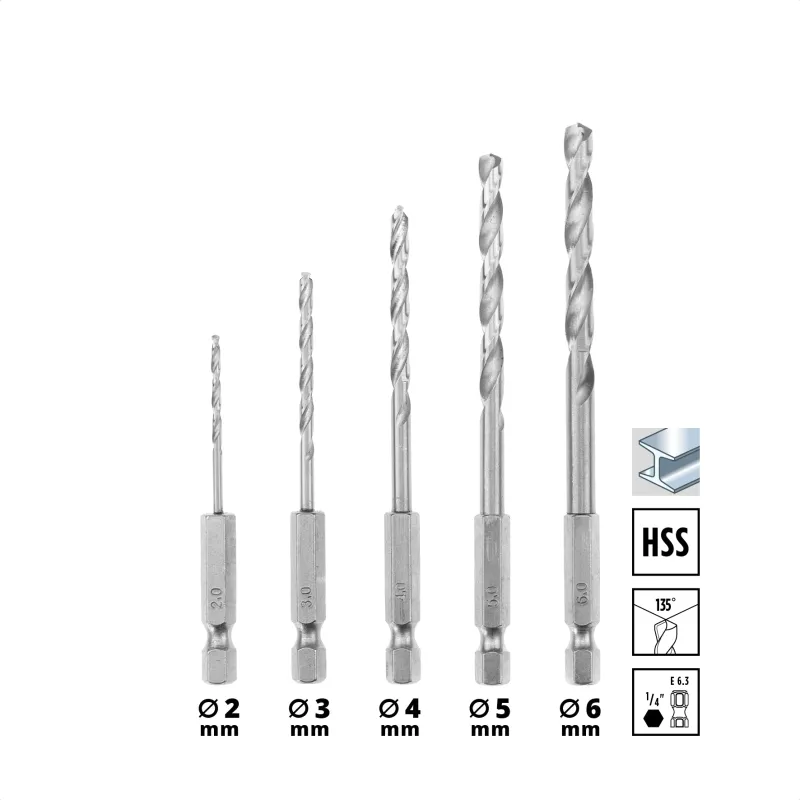Einhell 16-del Set burg. E 6.3 1/4"