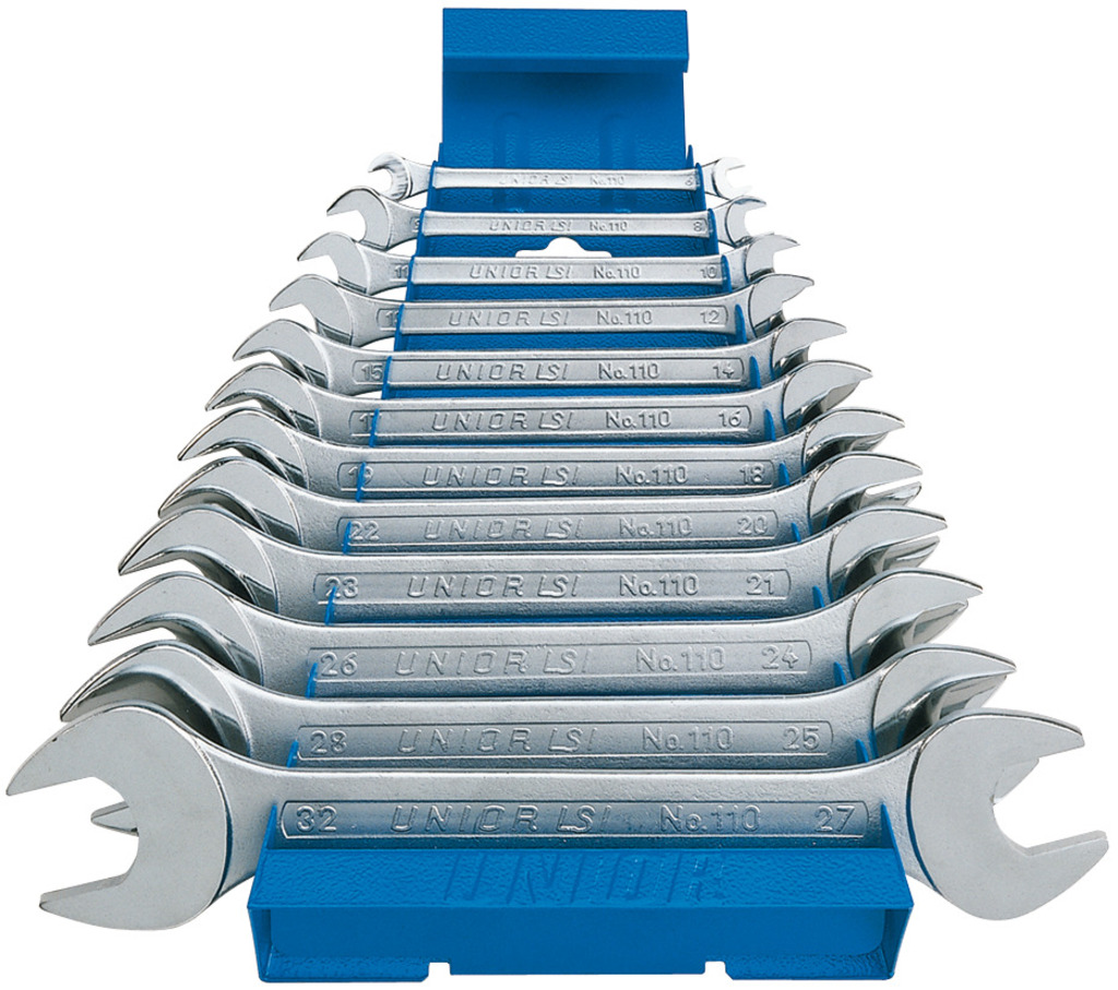 Unior 110/1MS Ključevi viljuškasti na metalnom stalku, 6 - 32/12, 605528