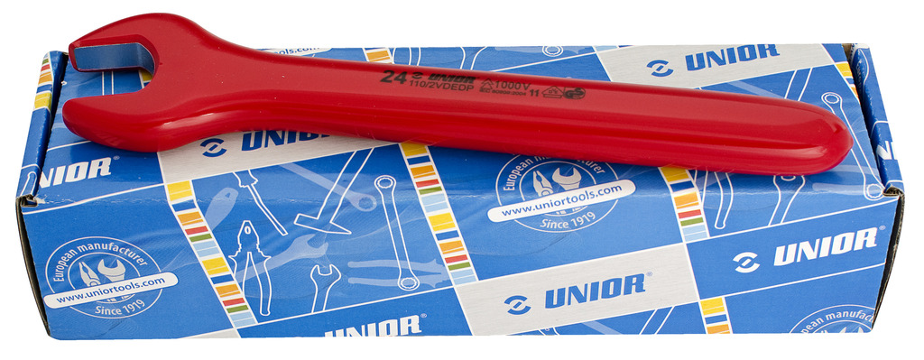 Unior 110/2VDEDPCB Ključevi viljuškasti izolovani u kartonskoj kutiji, 10 - 24/10, 612676