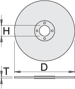 Unior 1210 Brusna ploča za čelik, ravna, 115, 610518 - Slika 2