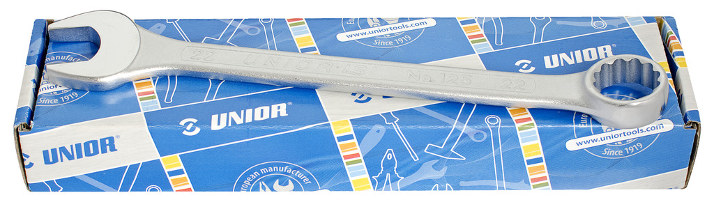 Unior 125/1CB Ključevi viljuškasto-okasti u kartonskoj kutiji, 6 - 32/26, 602098