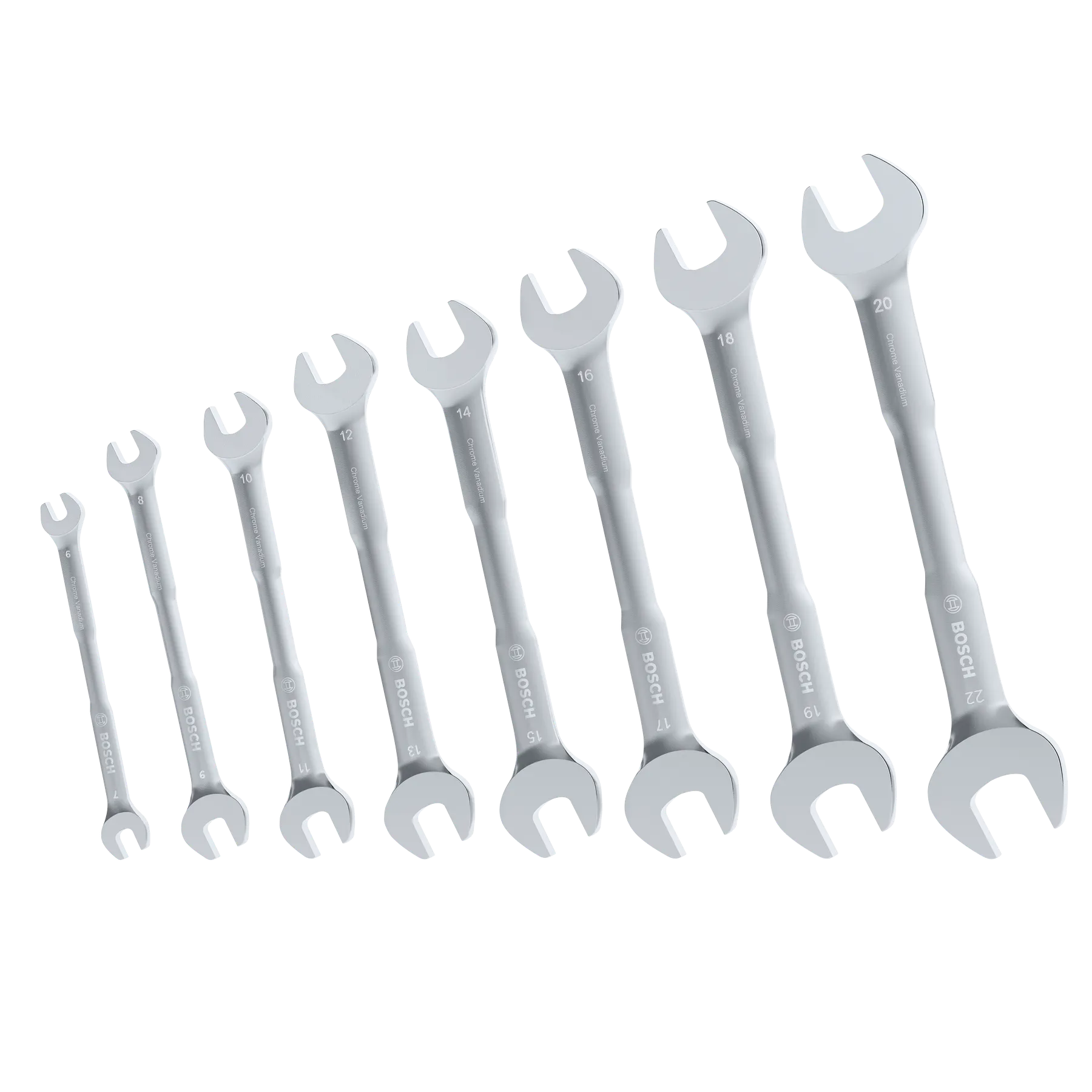 Bosch 8-delni set dvostranih viljuškastih ključeva 1600A03HM8