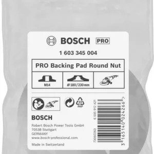 PRO Backing Pad Round Nut, M14, 180, 230 mm 1603345004