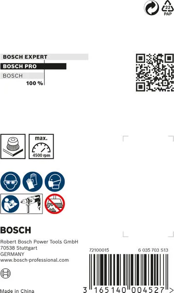 PRO Metal clean lončasta četka ravni prihvat 70×0,2 mm 1609200271