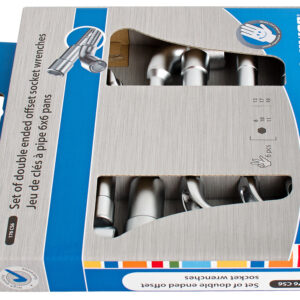 Unior 176CS6 Ključevi lulasti, dvostrani u kartonskoj kutiji, 8 - 19/6, 620581