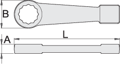 Unior 184/7-H Ključ okasti udarni, za bezbedan rad na visini, 1 5/8", 626368 - Slika 8