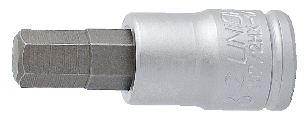 Unior 187/2HX Ključ nasadni imbus, prihvat 1/4", 6, 607901