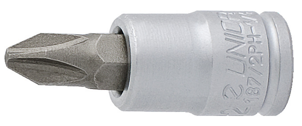 Unior 187/2PH Ključ nasadni krstasti, PH profil, prihvat 1/4", PH2, 607893
