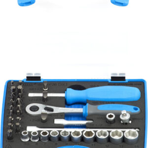 Unior 188BI6P36 Ključevi nasadni i nastavci, prihvat 1/4", u plastičnoj kutiji, /36, 621407