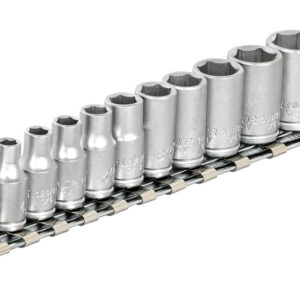 Unior 188H6P12 Ključevi nasadni, prihvat 1/4", na držaču, 4 - 13/12, 622628