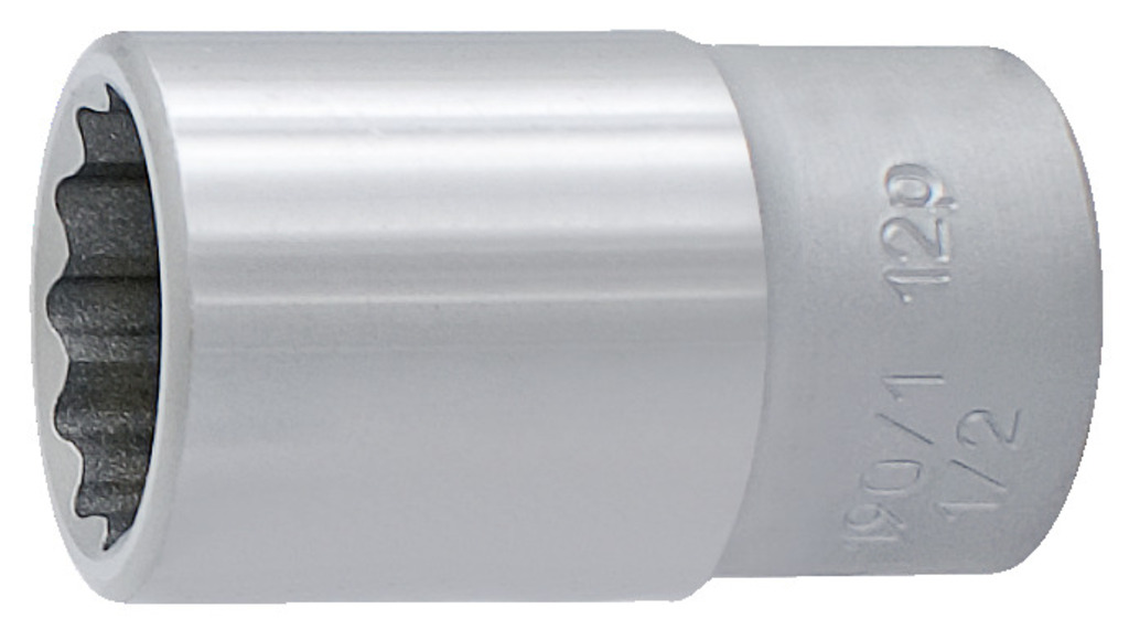 Unior 190/1 12p Ključ nasadni, prihvat 1/2", dvanaestougaoni, 1.1/8", 609380