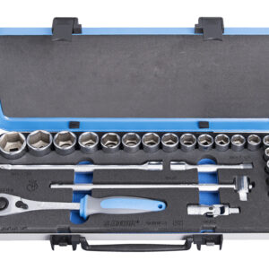 Unior 190BI6P23 Ključevi nasadni, prihvat 1/2", u metalnoj kutiji, 10 - 32/23, 612779