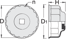 Unior 1977/6 Ključ za filter ulja, 36 x 6, 620951 - Slika 4