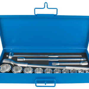 Unior 197MB2 Ključevi nasadni, prihvat 3/4", u metalnoj kutiji, 22 - 50/14, 600954