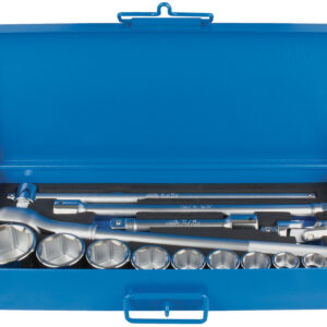 Unior 197MB4 Ključevi nasadni, prihvat 3/4", u metalnoj kutiji, 22 - 55/15, 619927