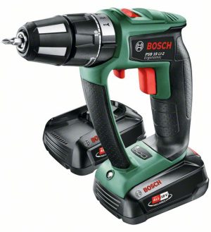 Bosch Akumulatorska dvobrzinska vibraciona bušilica-odvrtač PSB 18 LI-2 Ergonomic 06039B0301