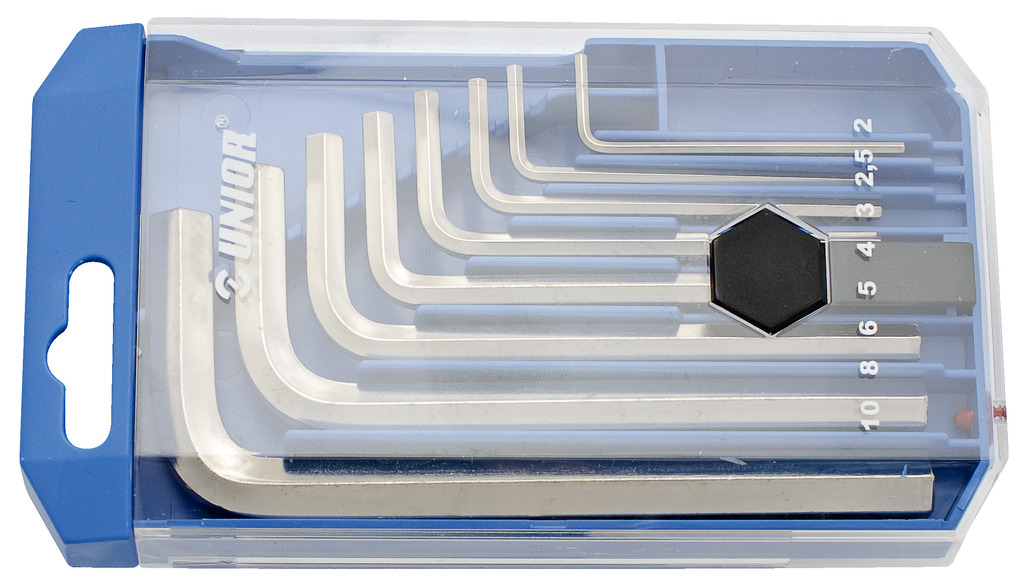 Unior 220/3PB1 Ključevi imbus u plastičnoj kutiji, 5/64" - 3/8"/8, 612161