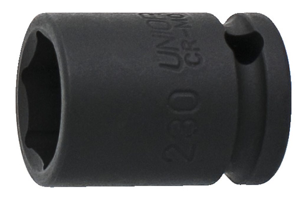 Unior 230/4 6p Ključ nasadni IMPACT, prihvat 3/8", 22, 612074
