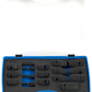 Unior 231/4PB4 Ključevi Torx IMPACT, nasadni i usadni, prihvat 1/2", u plastičnoj kutiji, /13, 615227