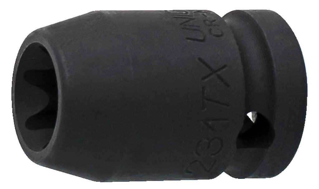 Unior 231/4TX Ključ nasadni IMPACT, prihvat 1/2", sa unutrašnjim TX profilom, E 18, 612884