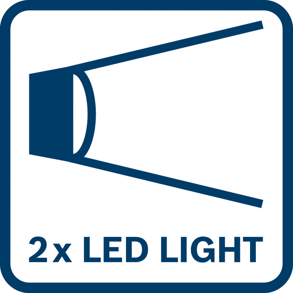 2 x led light