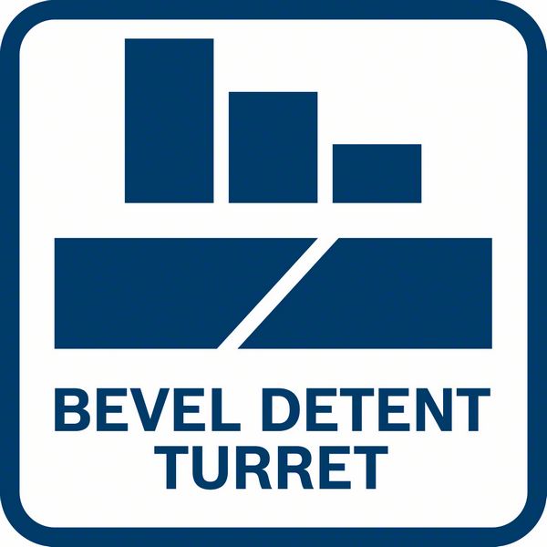 Bevel detent turret