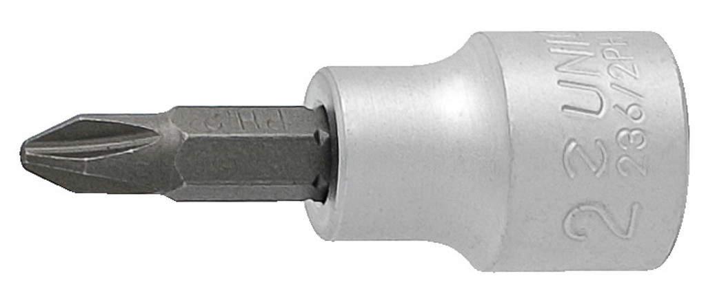 Unior 236/2PH Ključ nasadni krstasti, sa PH profilom, prihvat 3/8", PH3, 612094
