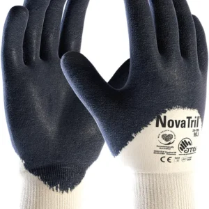 Atg rukavica Novatril 3/4 premaza plava vel 9 24-185/9