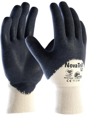 Atg rukavica Novatril 3/4 premaza plava vel 9 24-185/9