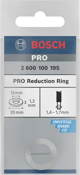 Redukcioni prsten za PRO list kružne testere 20×1,2×13 mm 2600100195