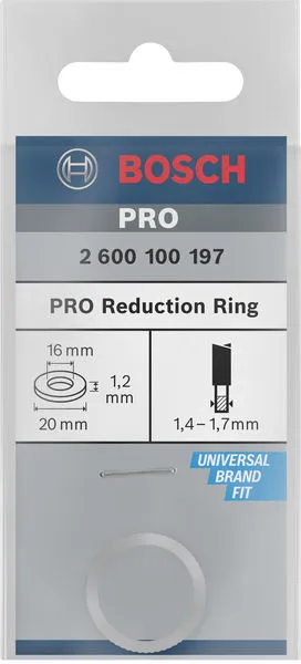 Redukcioni prsten za PRO list kružne testere 20×1,2×16 mm 2600100197