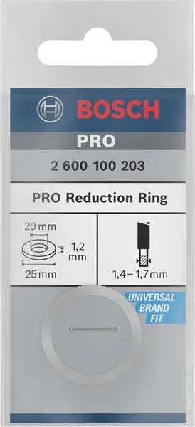 Redukcioni prsten za PRO list kružne testere 25×1,2×20 mm 2600100203