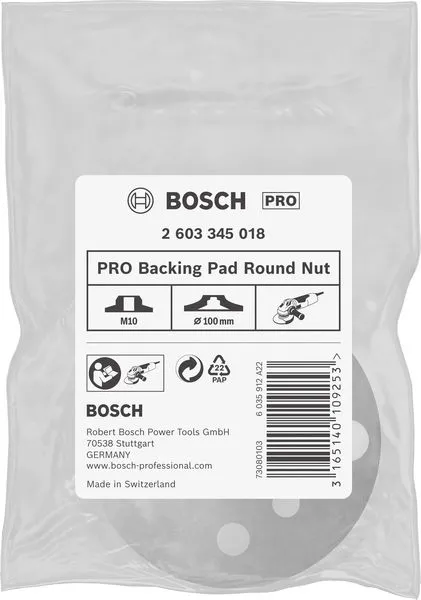 PRO Backing okrugla navrtka, M10, 100 mm 2603345018