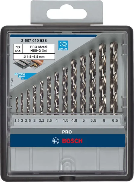 Set PRO Metal HSS-G burgija za metal 13 kom 2607010538