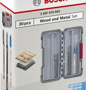 Wood and Metal set listova ubodne testere, 30 kom. 2607010903