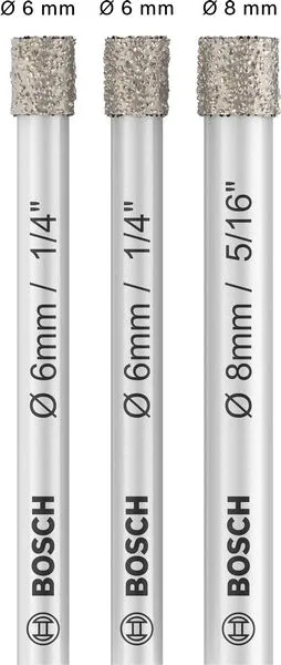 PRO Ceramic dry set burgija, 6×66, 6×66, 8×66 mm, 3 kom. 2607011626