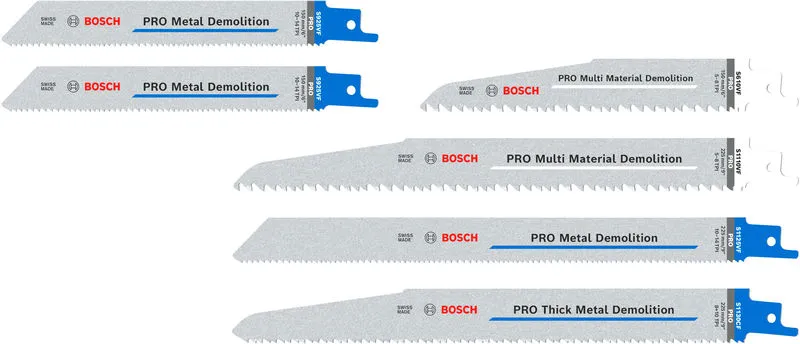 Set PRO Demolition listova testere, 6 kom. 2607011820