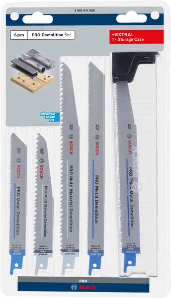 Set PRO Demolition listova testere, 6 kom. 2607011820