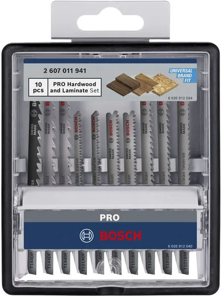 PRO Hardwood and Laminate set, 83 mm, 10 kom. 2607011941