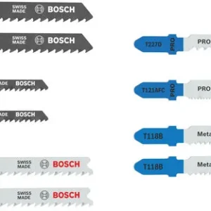 Bosch Wood and Metal set listova ubodne testere, 10 kom. 2607012072