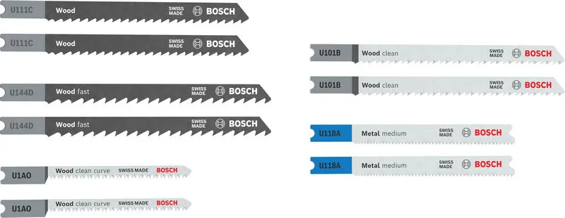 Bosch Wood and Metal set listova ubodne testere, 10 kom. 2607012074