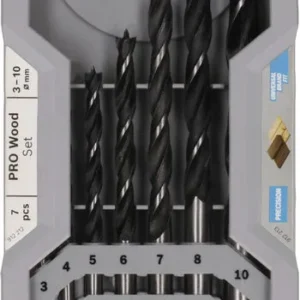 Set PRO Wood spiralnih burgija za drvo 7 kom 2607017034