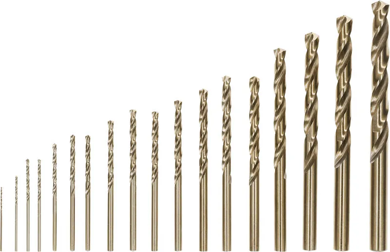 Set PRO Stainless Steel HSS-Co spiralnih burgija, 18 kom. 2607017047