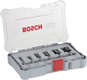 Bosch Set PRO ravnih glodala prihvat od 6 mm, 6 delova 2607017465