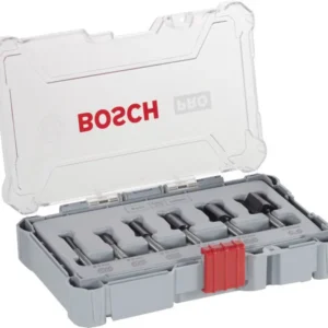 Bosch Set PRO ravnih glodala prihvat od 6 mm, 6 delova 2607017465