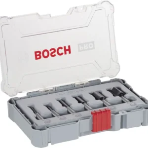 Bosch Set PRO ravnih glodala prihvat od 8 mm, 6 delova 2607017466